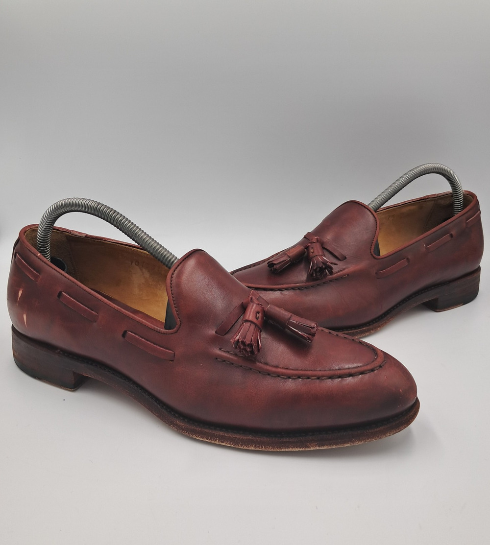 Size 7.5 - Meermin Mallorca Burgundy Tassel Loafer 43499